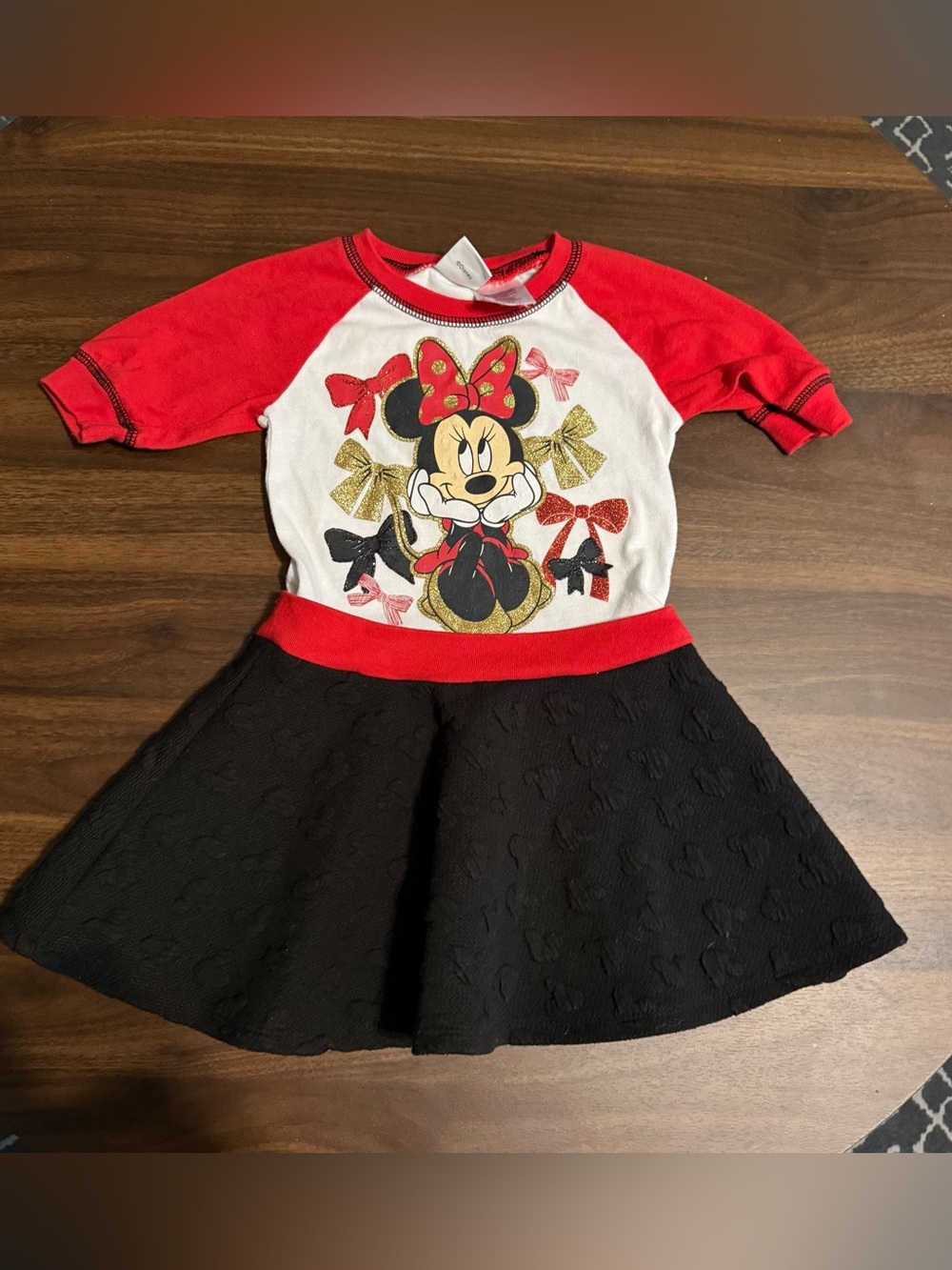 Girls Disney Minnie Mouse Christmas dress